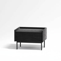 Minimalist Design Nightstand with Drawer Multi-Functional Single-Drawer Side Table Stable and Long-Lasting Bedroom Furniture Space-Saving for Apartment Dwellers, Interior Designers, Hotel Managers, Small Areas, Living Room, Hallway, Office