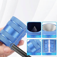 Pipe Deburring Tool Aluminum Pipe Deburring Tool Firm Grip Chamfering Tool with Sharpened Tool for Plumbers, Home Handymen, Plumbing