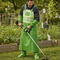Safeguarding Apron with Shoe Covers Stain-Resistant Lawn-Care Apron Workwear Long-Lasting Multifunctional for Landscapers