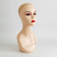 Hairpiece Display Head with Chest Panel Long-Lasting for Hairstylists