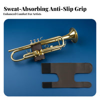 Brass Instrument Component Guard Guards from Sweat Trumpet Dampness Protection Leather Valve Wrap for Long Practice Practices