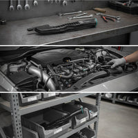 Replacement Air Intake Pipe with Rubber Seal Seal Leak-Resistant Air Intake Pipe Ribbed Car Part Sturdy for Mechanics