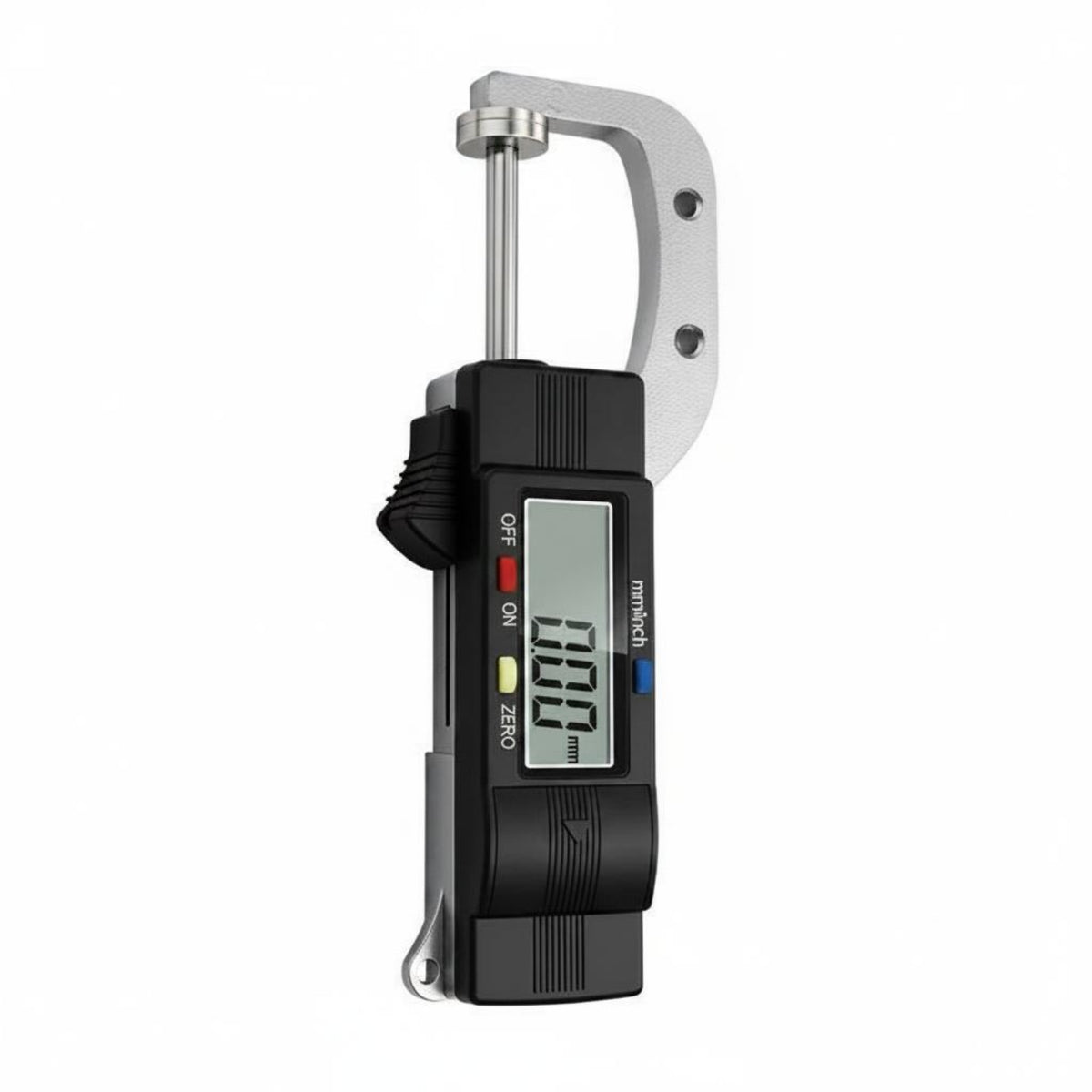 Digital Thickness Gauge Mm Inch Conversion LCD Thickness Gauge Measuring Device Zero Function Shop Tool High Precision