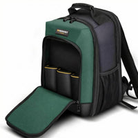 Padded Straps School Backpack Mesh Pockets Zippered Backpack Structured Bookbag Reinforced Trim