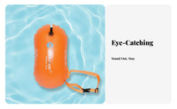 Aquatic Buoy Adjustable Waist Belt Outdoor Water Safety Buoy Inflatable Swimming Buoy Lightweight Design Inflatable Aquatic Buoy