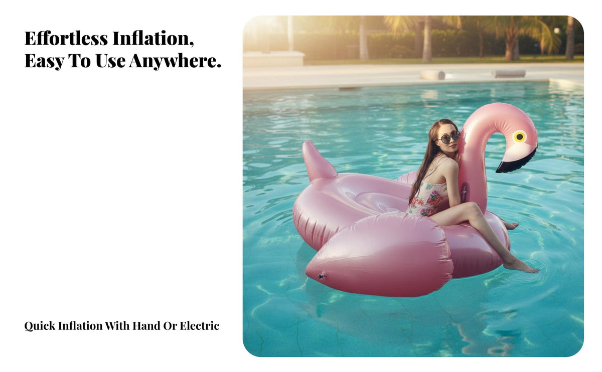 Instagrammable Winged Unicorn Pool Raft Oversized Giant Unicorn Inflatable Heavy Duty Vinyl Creature Shaped Pool Lounger Sturdy Handles for Adults, Teens, Kids, Vacation, Beach, Lake