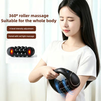 Electric Massager with Rolling and Tapping Functions