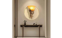 Vintage Angel Sconce with Glass Shade Decorative Angel Wall Lamp Warm Soft for Hallway