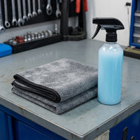 Double Sided Car Drying Towel for Automotive Use Cleaning, Streakless Cloth with 0.3 Denier Microfiber