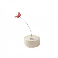 Automatic Cat Teaser Rod Design Butterfly Feline Play Rod Entertains Cats for Indoor