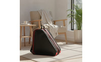 Triangular Skate Bag with Mesh Panels Breathable Roller Skate Bag Crossbody Carrying Case Ventilated for Skaters, Commuters, Students, Practice Sessions, Everyday Storage