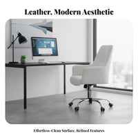 Minimalist design Highrear rotate Chair with Armrests Height Adjustable Highrear administrative caster Ergonomic Design Office Furniture effortlessRolling Casters for administratives, Home Users, Students, Conference Room, Work Station