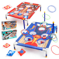 Sensory Training Throwing Ring Game Board for Kids, Indoor/Outdoor Sports Toy