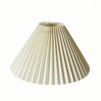 Pleated Lamp Shade Conical Pleated Lampshade Tapered Lamp Shade Soft Light Easy to Install for Bedroom