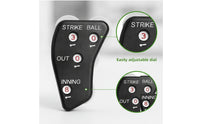 Handheld Baseball Umpire Counter Compact Umpire Counter Counter Portable Four-Way Indicator Easy to Use for Umpires, Referees, Coaches, Softball Games, Training Sessions