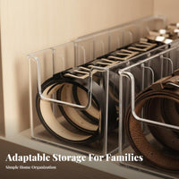 Expandable Belt Box Extendable Adjustable Belt Box Clear View for Womale, Adults