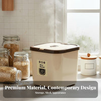 Moisture-Proof Rice Storage Container Multi-Purpose Large Capacity Flour Box Safe for Kitchen, Pantry