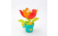 Rotating Flower Bath Toy Interactive Bath Toy with Watering Can Multicolor Plastic for Bathtub