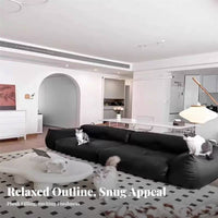 Plump Sectional Couch tear-resistant Resistant Sofa Petcompatible Living Room Furniture for Apartment Dwellers, Homeowners, Lounge Area