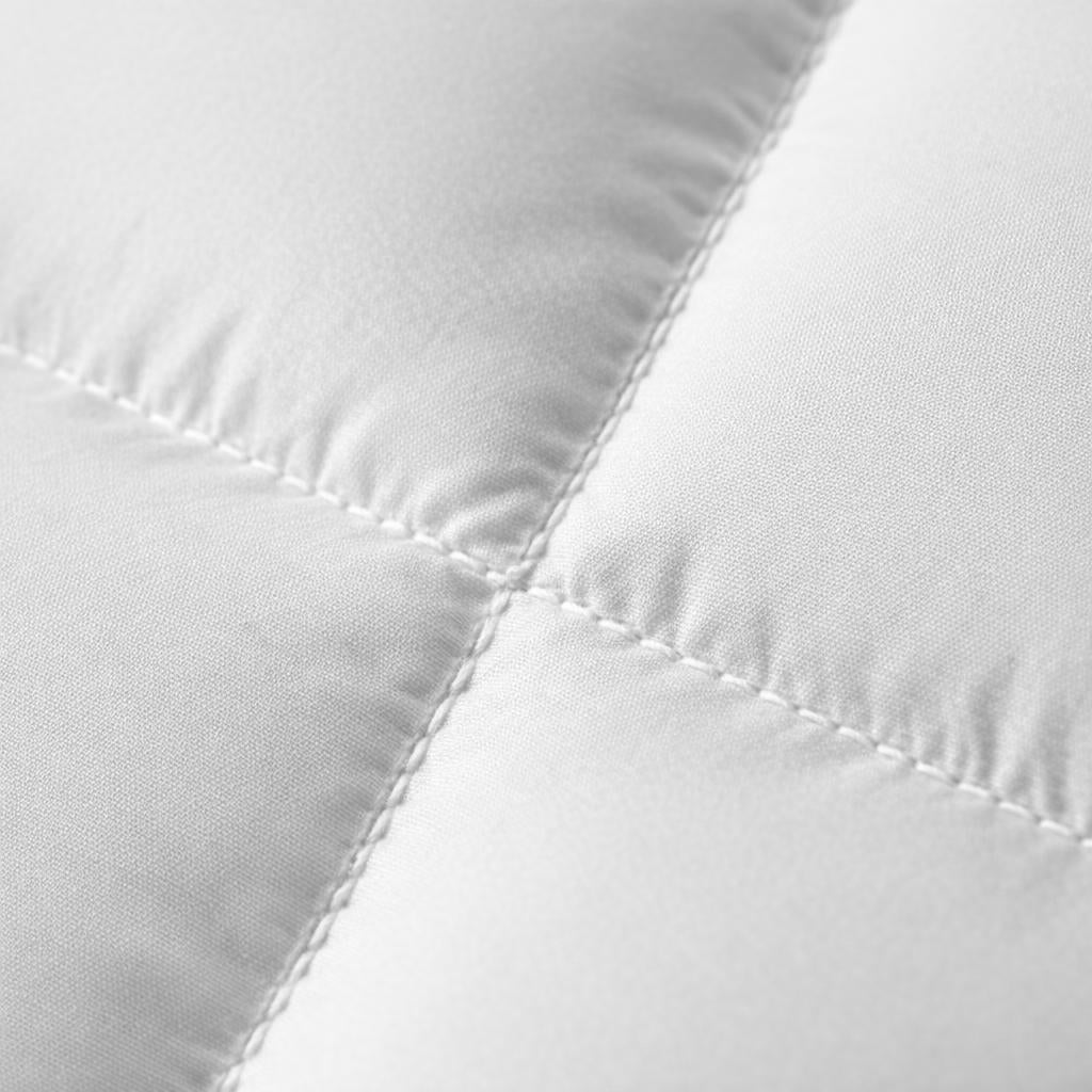 Premium Polish White Goose Down Duvet 180x220cm All Season Comforter 95% Down Fill Power Quilted Duvet Insert Soft Breathable 100% Cotton Cover Grey