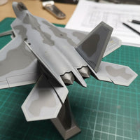 1:72 Scale Fifth-Generation Fighter Model High Simulation Alloy Fighter Jet Souvenir Gift Display Airplane for Collectors