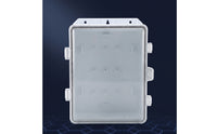 Rainproof Electrical Box with Transparent Cover Corrosion-Resistant ABS Plastic Enclosure with Latch for DIYers
