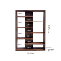 Miniature Bookshelf Wooden Miniature Display Rack Sturdy Wall Rack for Diorama