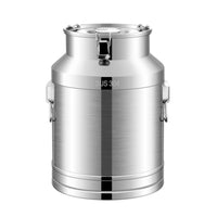Stainless Steel Bucket Leakproof Sealed Bucket Easy to Clean Stainless Steel Container for, Kitchen