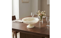 Pedestal Fruit Bowl Modern Fruit Bowl with Pedestal Neutral for Tabletop