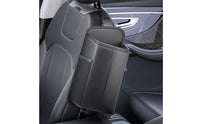 Mesh Side Pocket Tissue Holder Organizer Leather-Like Front Seat Tissue Holder Stitched Hanging Seat Pouch Rectangular