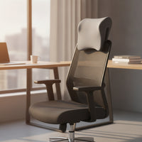 Ergonomic Office Chair Neck Pillow Molded Chair Headrest Curved-Around