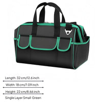 Oxford Cloth Tool Bag Reinforced Seams Tool Organizer Bag Zippered Utility Zipper Pouch Portable