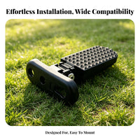 2 Pieces Electric Bike Foot Pegs Anti-Slip Electric Two-Wheeler Foot Pedals Universal Footrest Pedal Easy Install Vehicle