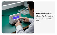 violetBlue Display Mechanical Watch Timegrapher Front Buttons Watch Rate Tester Indicator Light for Watchmakers