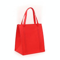 Insulated Tote Bag Embossed Boxy Insulated Tote Food Storage Structured Base Reinforced Side Panels for Picnic, Barbecue