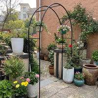 Garden Arch and Heavy Duty Trellis for Climbing Plant Support, Extra Wide Wedding Decorations, Steel Reinforced Garden Arches, Wedding Arch