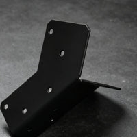2 Pieces Angled Brackets Rust-Resistant Angle Support Bracket Coated Post and Beam Connectors for Construction