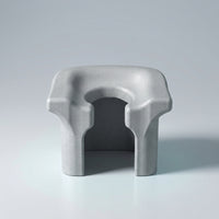 Freestanding Toilet Chair with U-Shaped Seat Easy-to-Clean Molded Bathroom Stool Sturdy Commode Portable for Seniors
