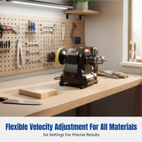 Mini Electric Bench, Adjustable Speed, Home Polishing, Rust Removal