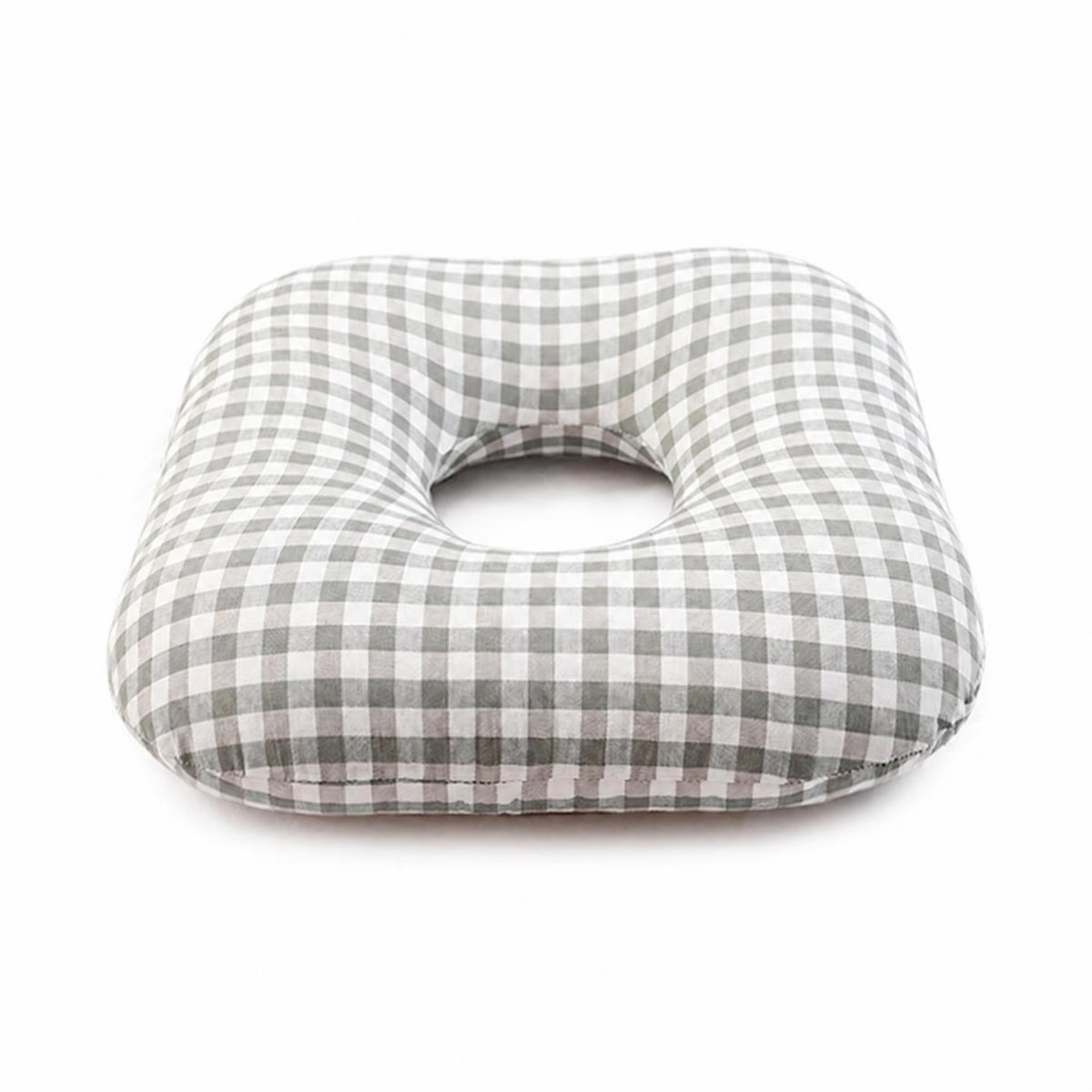 Checkered Donut Seat Cushion Washable Cover Donut Cushion Padded Soft