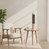 Bladeless Column Fan Slim Bladeless Fan Compact Portable for Office Workers, Desk, Dorm Room