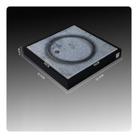 Slide Turntable Scene Base Realistic Model Car Display standwith Skid Marks Miniature Car Display standfor Collectors