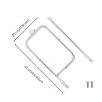 Gas Grill Burner Assembly Perforated Stainless Steel Grill Burner Uniform Heat Distribution Outdoor Cooking Gear