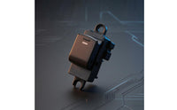 Black Window Lift Switch Assembly Plastic Housing Car Power Window Switch Rectangular Auto Part Molded Mounting Tabs