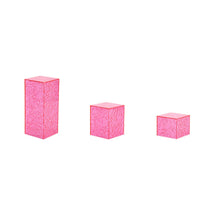 Dessert Display Pedestal Acrylic Buffet Table Elevators Textured Cake Display for Gatherings Planners, Weddings