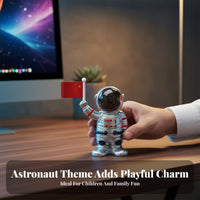 Space Themed Solar Powered Astronaut Figurine Swinging Arm Astronaut Dashboard Decoration Cute and Funny for Collectors, Desktop, Study Desk