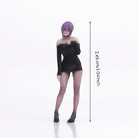 1:64 Scale Figure Detailed Standing Female Figure Realistic Female Figurine for Hobbyists, Collectors, Diorama