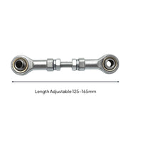 Adjustable Linkage Rod Threaded Linkage Rod with Lock Nuts Pushrod Push-Pull Hardware Metal for Mechanics, Custom Machinery