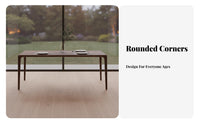 Modern Design Large slab Table Minimalist & design Rectangular Multi-Person Table sturdy Construction Household Furniture Spacious Surface for homeowners, Business Professionals, Office Workers, Dining Room, Kitchen