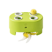 Rechargeable Interactive Cat Toy Automatic Feather Cat Toy Electronic Portable for Cats, Kittens, Home, Living Room